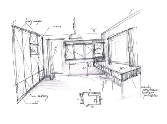 Plan architektoniczny domków HOUSE Kopań